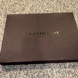 HAZORFIM LEATHER SHABBAT AND HOLIDAY CHALLAH COVER. 21”x18”